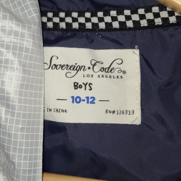 Boys SOVEREIGN CODE trackcoat/raincoat - Picture 4 of 5